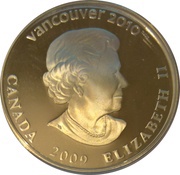 25 Dollars - Elizabeth II Speed skating obverse image