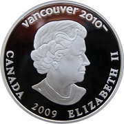 25 Dollars - Elizabeth II Ski Jumping obverse image