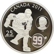 25 Dollars - Elizabeth II Wayne and Walter Gretzky, Canada, 2011 reverse image