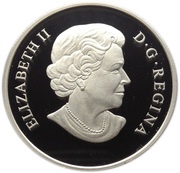 25 Dollars - Elizabeth II Caribou obverse image