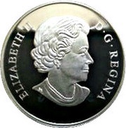 25 Dollars - Elizabeth II Skiing Canada's Slopes obverse image