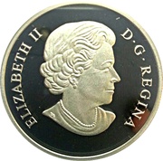 25 Dollars - Elizabeth II Cowboy in the Canadian Rockies obverse image