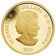 25 Dollars - Elizabeth II Pope John Paul II obverse image