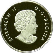 25 Dollars - Elizabeth II The Coat of Arms of Canada obverse image