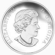 25 Dollars - Elizabeth II Grotesque Wild Green Man obverse image