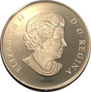 25 Dollars - Elizabeth II Grotesque Horned Green Man obverse image