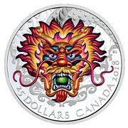 25 Dollars - Elizabeth II Dragon Boat Festival, Canada, 2018 reverse image
