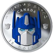 25 Dollars - Elizabeth II Optimus Prime, Canada, 2019 reverse image