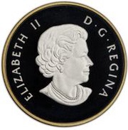 25 Dollars - Elizabeth II Loon; Piedfort obverse image