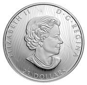 25 Dollars - Elizabeth II Timber Wolf obverse image