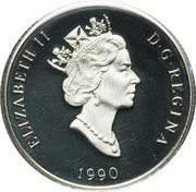 30 Dollars - Elizabeth II Polar bear; platinum obverse image