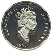 30 Dollars - Elizabeth II Wood Bison; platinum obverse image