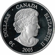 30 Dollars - Elizabeth II Totem Pole obverse image