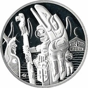 30 Dollars - Elizabeth II Totem Pole, Canada, 2005 reverse image