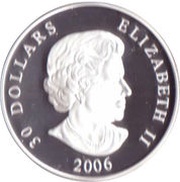 30 Dollars - Elizabeth II National War Memorial obverse image