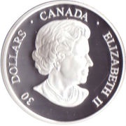 30 Dollars - Elizabeth II Canadarm obverse image