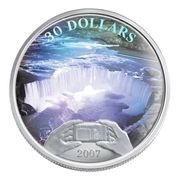 30 Dollars - Elizabeth II Niagara Falls, Canada, 2007 reverse image