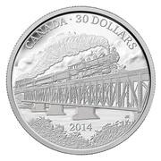 30 Dollars - Elizabeth II Grand Trunk Pacific Railway, Canada, 2014 reverse image