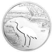 30 Dollars - Elizabeth II Whooping Crane, Canada, 2017 reverse image