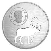 30 Dollars - Elizabeth II Woodland Caribou obverse image