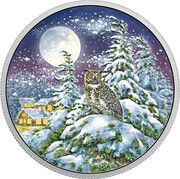 30 Dollars - Elizabeth II Horned Owl, Canada, 2017 reverse image