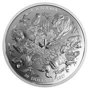 30 Dollars - Elizabeth II Flora and Fauna of Canada, Canada, 2017 reverse image