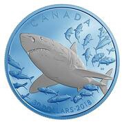 30 Dollars - Elizabeth II Great White Shark, Canada, 2018 reverse image