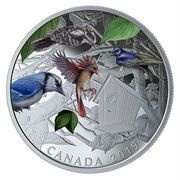 30 Dollars - Elizabeth II Birds in the Backyard, Canada, 2019 reverse image