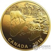 30 Dollars - Elizabeth II Wolves and Elk, Canada, 2019 reverse image