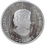 30 Dollars - Elizabeth II The Fabric of Canada obverse image