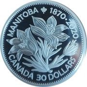 30 Dollars - Elizabeth II Manitoba, Canada, 2020 reverse image