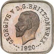 ½ Penny - George V Kookaburra Pattern - Type 1 obverse image