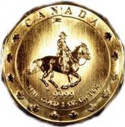 50 Dollars - Elizabeth II R.C.M.P., Canada, 1997 reverse image