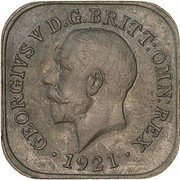 ½ Penny - George V Kookaburra Pattern - Type 2 obverse image