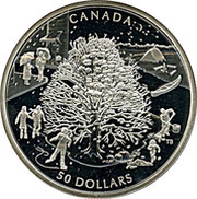 50 Dollars - Elizabeth II The Four Seasons, Canada, 2006 reverse image
