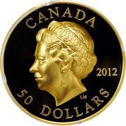 50 Dollars - Elizabeth II The Queen’s Portrait, Canada, 2012 reverse image