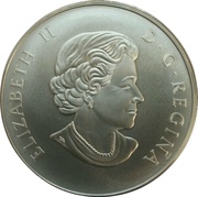 50 Dollars - Elizabeth II Beaver obverse image