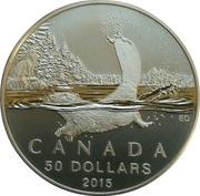 50 Dollars - Elizabeth II Beaver, Canada, 2015 reverse image