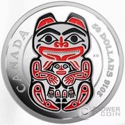 50 Dollars - Elizabeth II Mythical Realms of the Haida: The Bear, Canada, 2016 reverse image