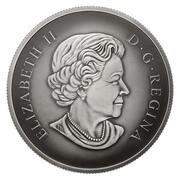50 Dollars - Elizabeth II Peace Tower Clock 90th Anniversary obverse image