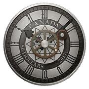 50 Dollars - Elizabeth II Peace Tower Clock 90th Anniversary, Canada, 2017 reverse image