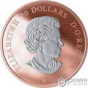 50 Dollars - Elizabeth II Maple Leaves in Motion obverse image