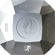 50 Dollars - Elizabeth II Forevermark Diamond obverse image