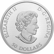 50 Dollars - Elizabeth II The Hummingbird and the Bloom obverse image