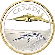 50 Dollars - Elizabeth II The Avro Arrow, Canada, 2021 reverse image