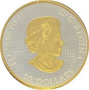 50 Dollars - Elizabeth II Santa's Sleigh obverse image
