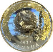 50 Dollars - Elizabeth II Santa's Sleigh, Canada, 2022 reverse image