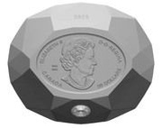 50 Dollars In the name of Elizabeth II; Forevermark Black Label Oval Diamond obverse image