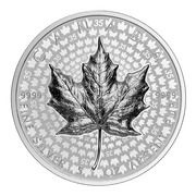 50 Dollars In the name of Elizabeth II; Maple Leaf, Canada, 2023 reverse image