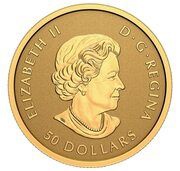 50 Dollars In the name of Elizabeth II; GML fractionnal set; 1 oz obverse image